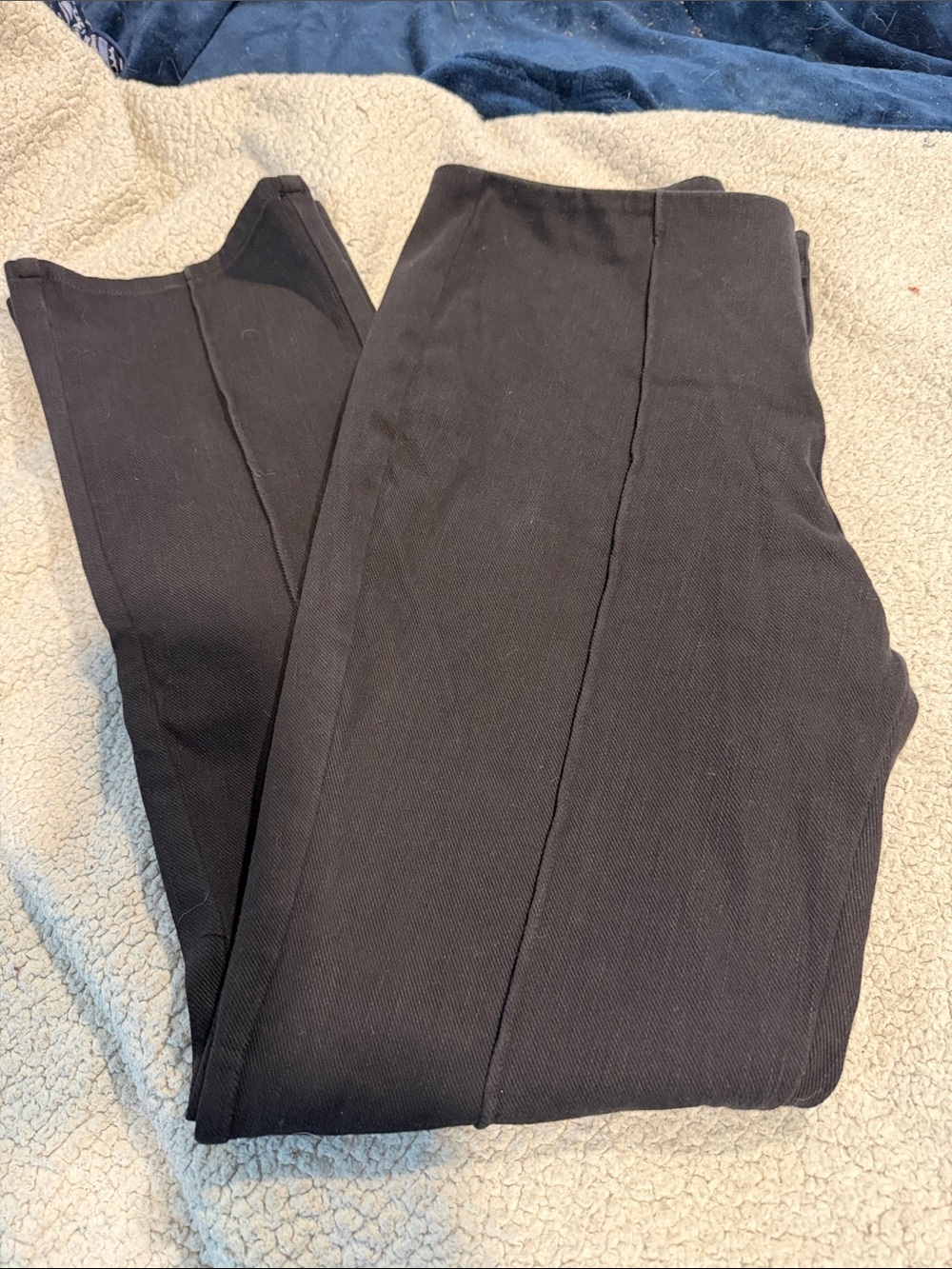 Belle by Kim Gravel Black Zip-Front Pants
